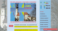 Desktop Screenshot of pfarrei-woerth.de